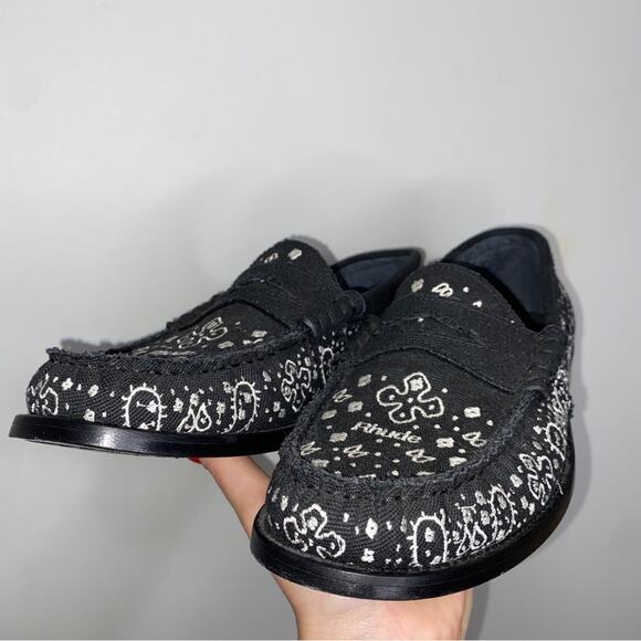 Rhude Leather Bandana Print Loafer main image 9